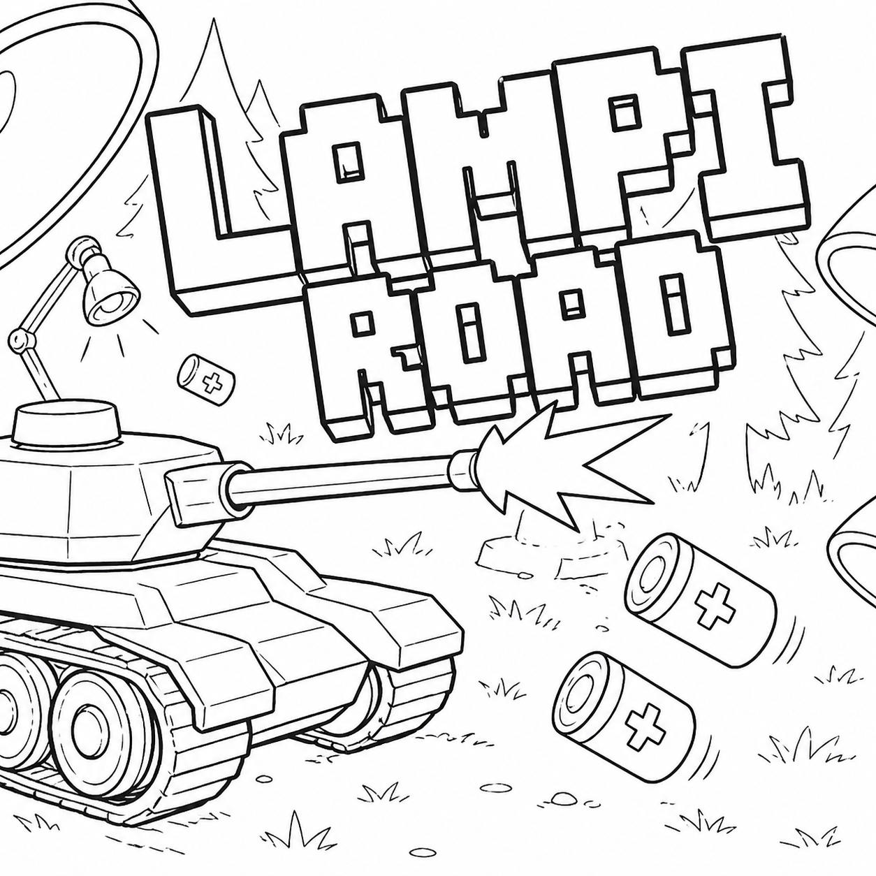 Lampi Road line illustration
